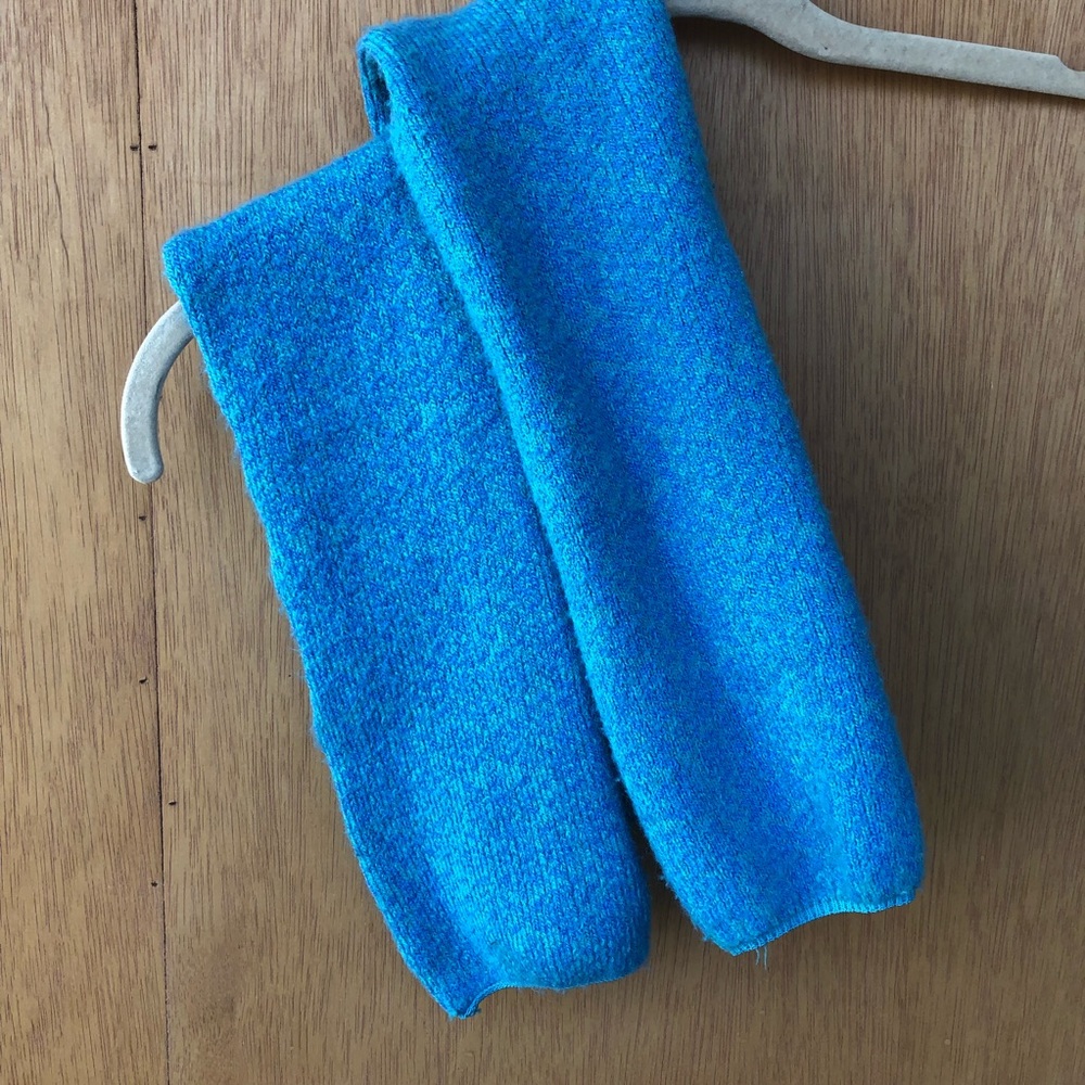 Blue Knit Legwarmers